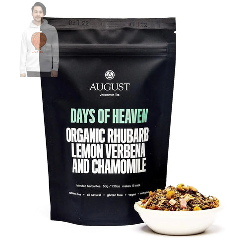 Days of Heaven - Rhubarb Verbena Chamomile Tea (Caffeine Free) August Uncommon Tea