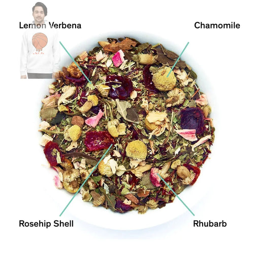 Days of Heaven - Rhubarb Verbena Chamomile Tea (Caffeine Free) August Uncommon Tea