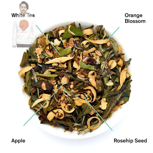 Know By Heart - Orange Blossom Almond White Tea (15 Tea Bags) August Uncommon Tea