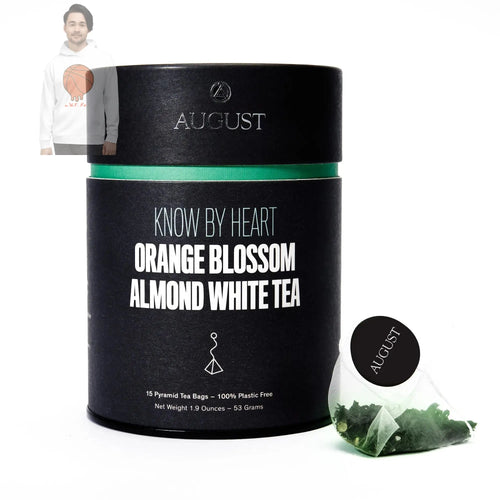 Know By Heart - Orange Blossom Almond White Tea (15 Tea Bags) August Uncommon Tea