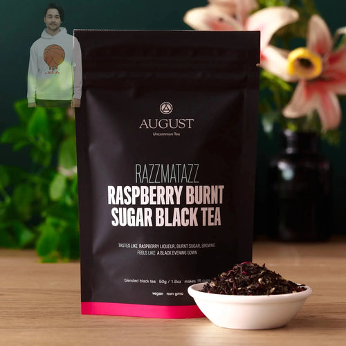 Raspberry Black Tea – Bold, Malty & Naturally Flavored August Uncommon Tea