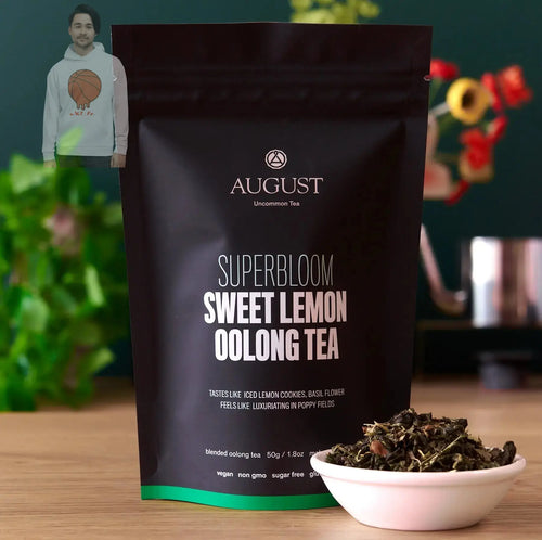 Lemon Oolong Green Tea – Floral, Vegan & Sugar-Free August Uncommon Tea