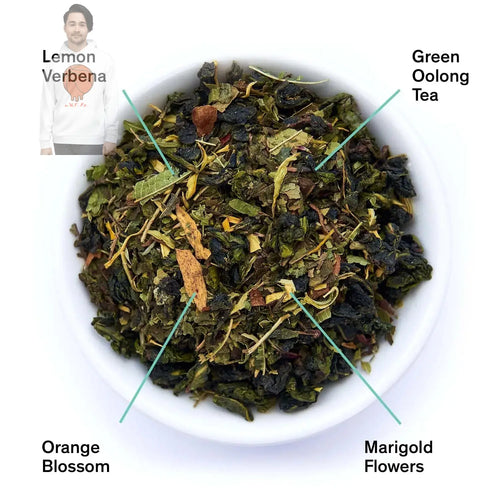 Lemon Oolong Green Tea – Floral, Vegan & Sugar-Free August Uncommon Tea
