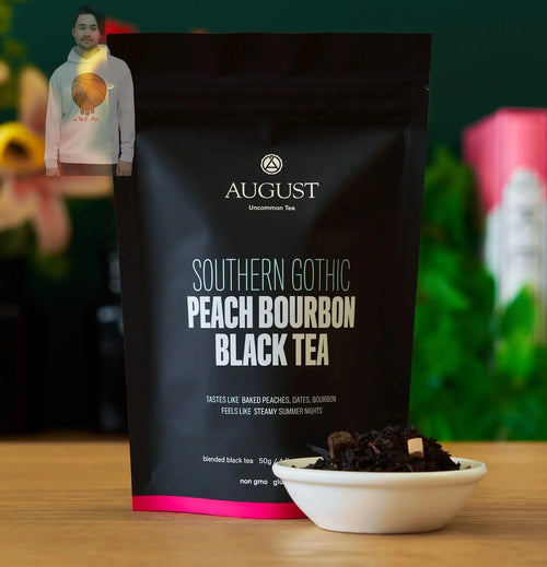 Southern Gothic - Peach Bourbon Black Tea August Uncommon Tea