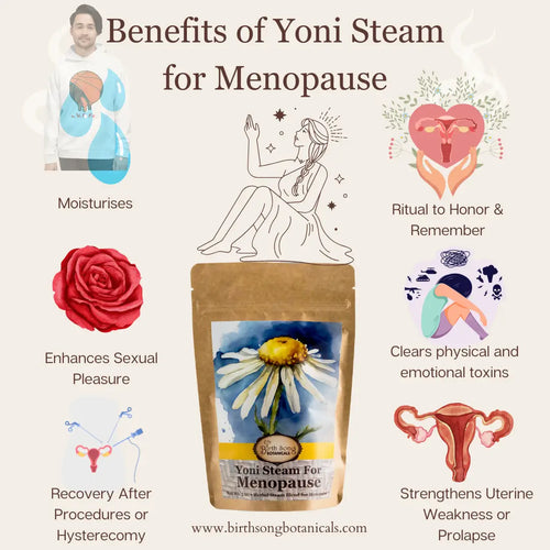 Yoni Steam for Menopause and Perimenopause to Support Uterine Care Birth Song Botanicals Co.