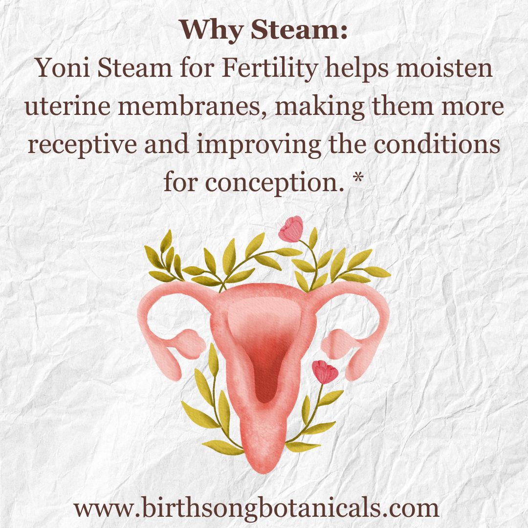 Yoni Steam Herbal Fertility Blend to Support Vaginal and Womb Health