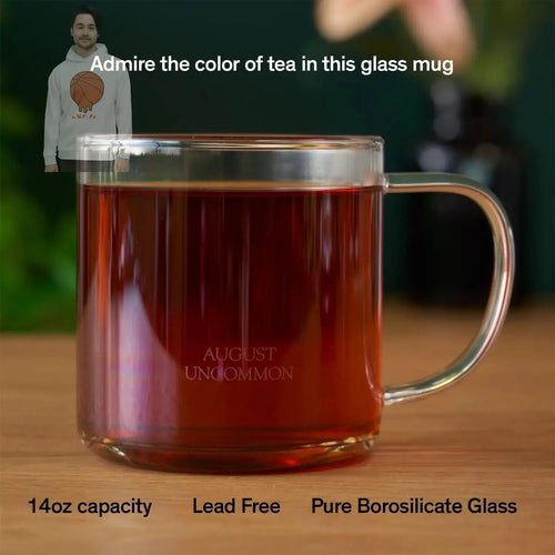 Glass Mug - Clear Elegance August Uncommon Tea