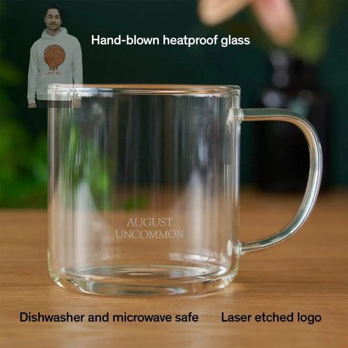 Glass Mug - Clear Elegance August Uncommon Tea