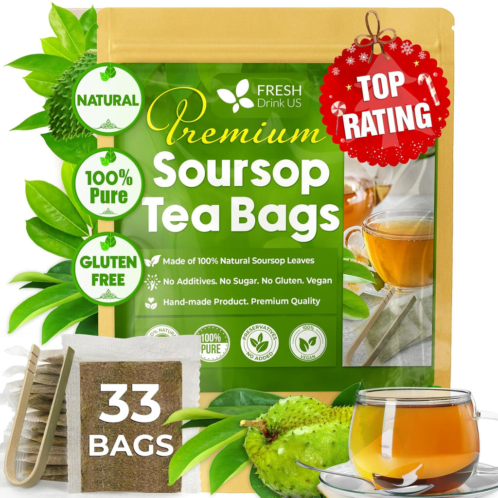 Premium Soursop Leaves Tea bags, Dried Soursop Leaves, Soursop Leaf Powder, Guanabana Leaves Tea, Hoja Guanabana Tea