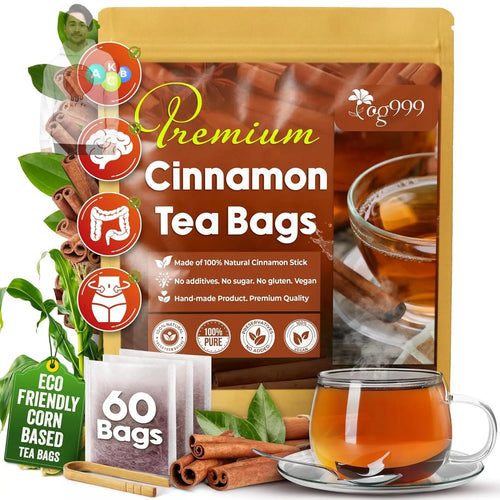 Pure Cinnamon Tea, 100% Natural & Pure Cinnamon. Cinnamon Herbal Tea. Cinnamon Stick Herbal Spice Tea. No Sugar, No Caffeine, No Gluten, Vegan. FreshDrinkUS - Natural and Premium Herbal Tea