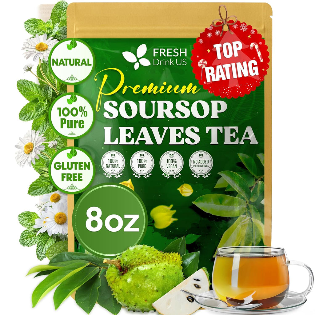 Premium Soursop Leaves Tea bags, Dried Soursop Leaves, Soursop Leaf Powder, Guanabana Leaves Tea, Hoja Guanabana Tea