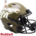Denver Broncos Helmet Riddell Replica Full Size Speed Style Salute To Service 2022 Riddell