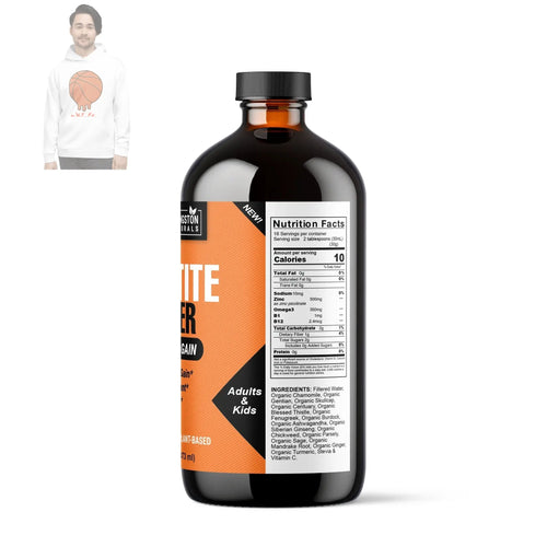 Organic Appetite Booster – Liquid Herbal Formula for Healthy Weight Gain & Appetite Support VeggieVerve