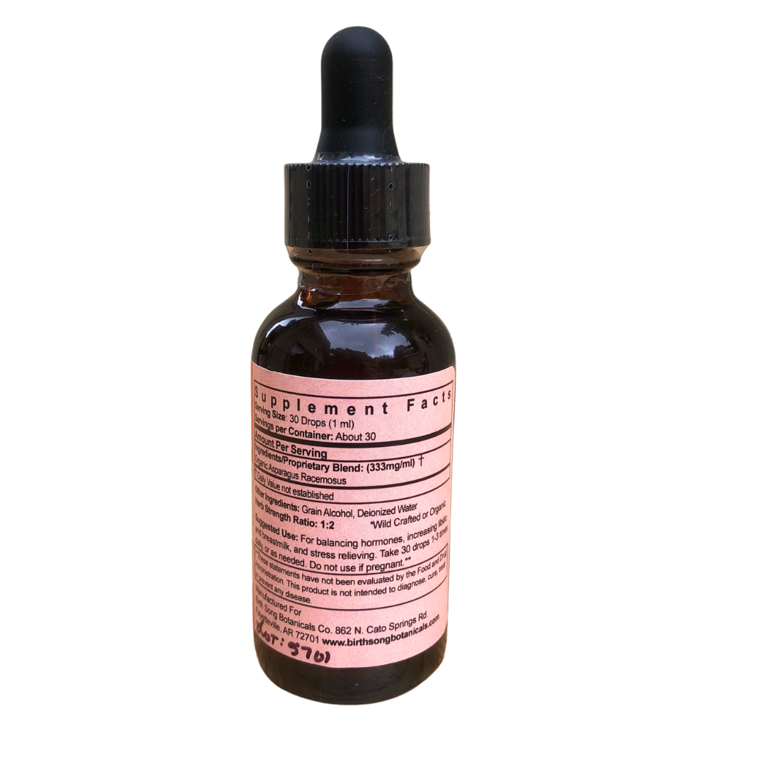 Shatavari Root Supplement for Lactation and Hormonal Support 1 oz.