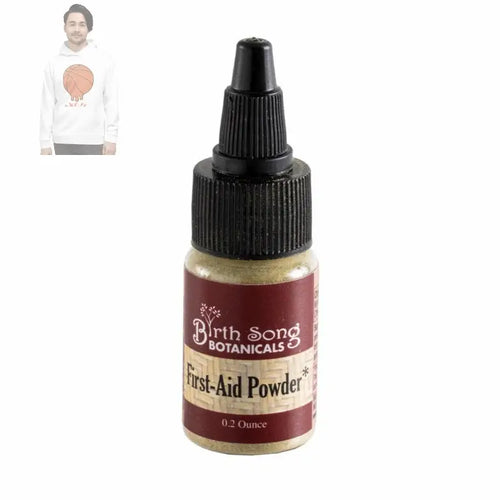Organic Herbal First Aid Powder for Minor Cuts and Scrapes, with Myrrh, and Yarrow Birth Song Botanicals Co.