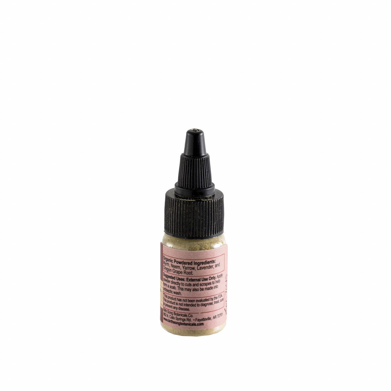 Organic Herbal First Aid Powder for Minor Cuts and Scrapes, with Myrrh, and Yarrow