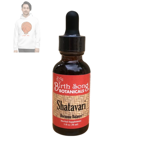 Shatavari Root Supplement for Lactation and Hormonal Support 1 oz. Birth Song Botanicals Co.