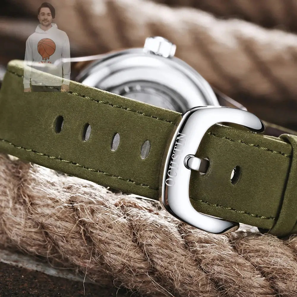 OCHSTIN Men Automatic Mechanical Watch Luxury Casual Dress Military Outdoor Sports Army Mens Wristwatches Waterproof Male Clock ARWELLNESS