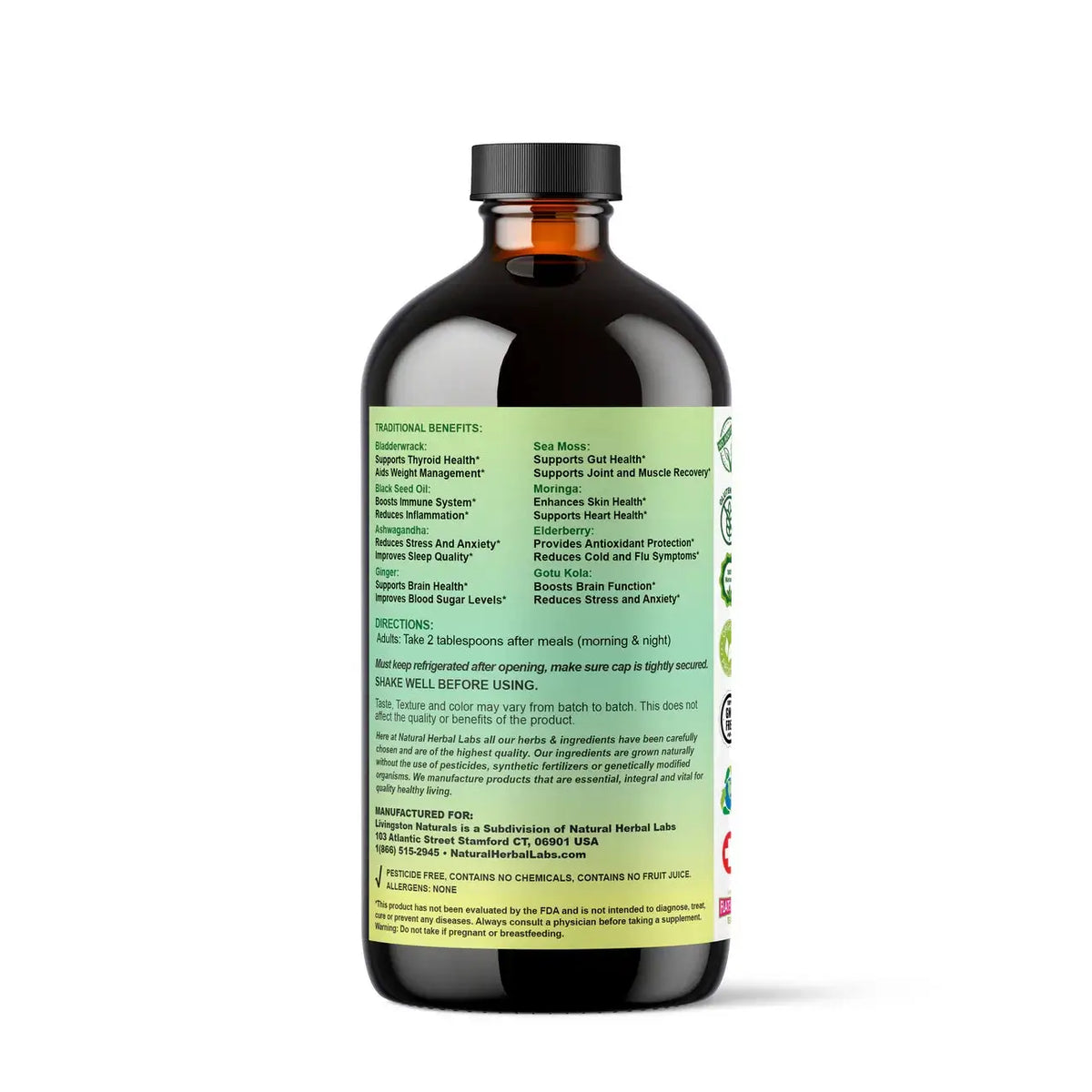 Sea Moss Supreme – 21-in-1 Organic Black Seed, Elderberry & Adaptogen Blend VeggieVerve
