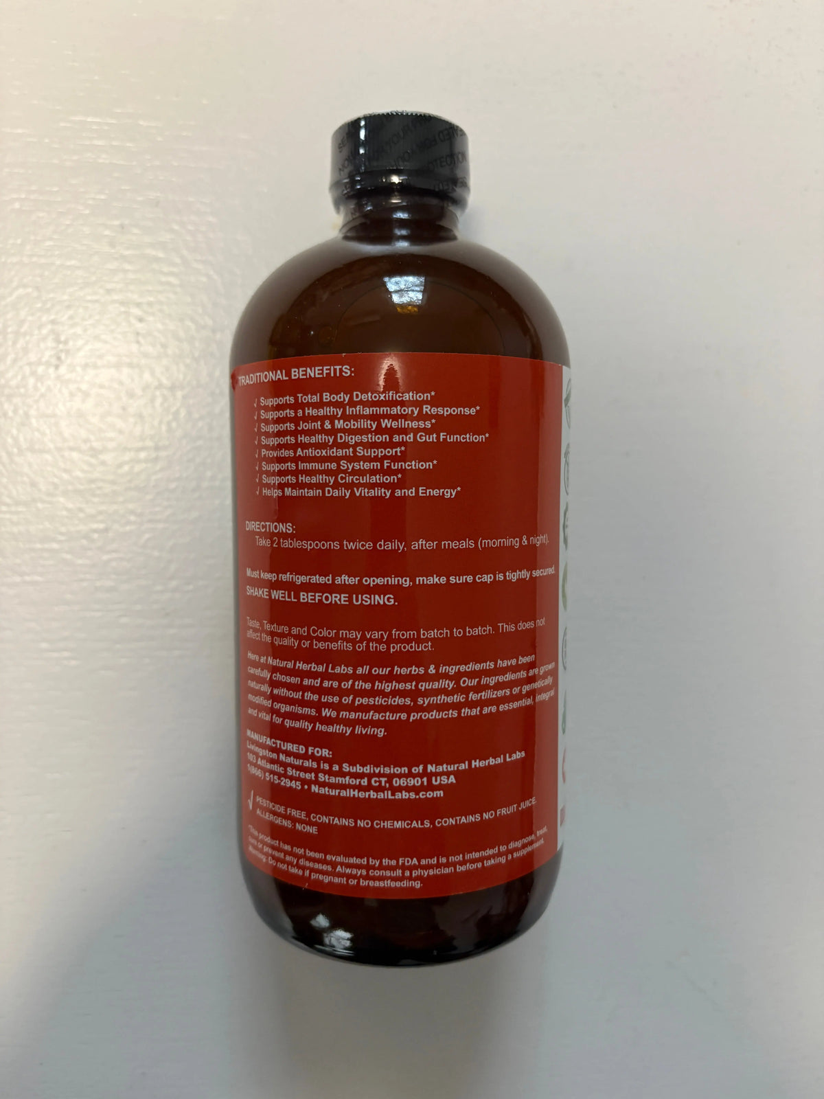 Organic Soursop Turmeric Bitters VeggieVerve