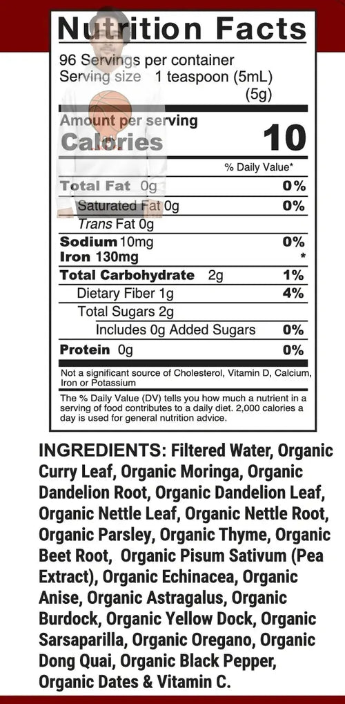 Organic Herbal Iron Formula VeggieVerve