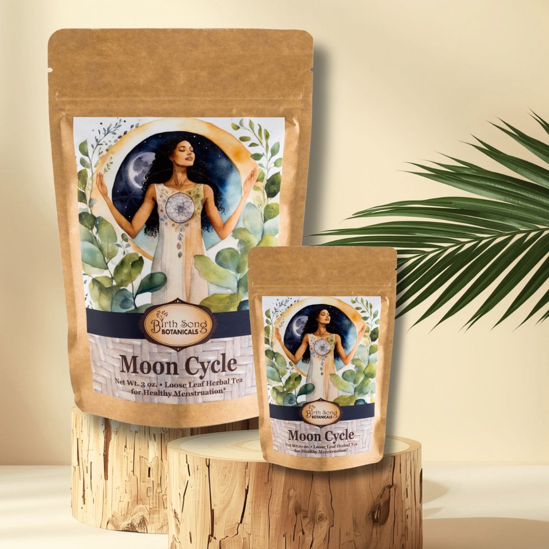 Moon Cycle Herbal Tea for Menstrual Support with Mugwort