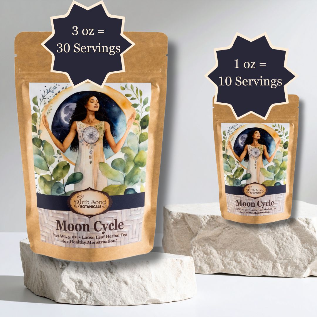 Moon Cycle Herbal Tea for Menstrual Support with Mugwort