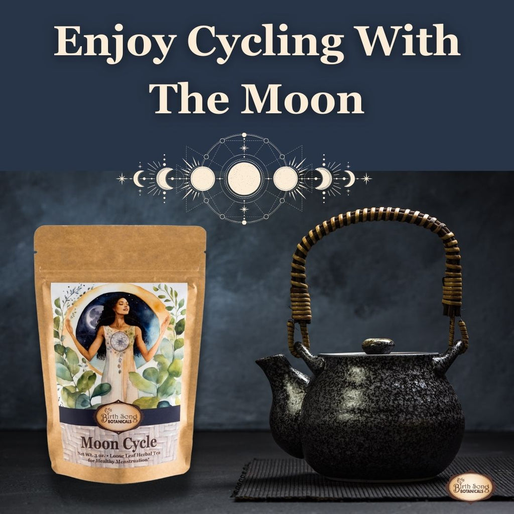 Moon Cycle Herbal Tea for Menstrual Support with Mugwort