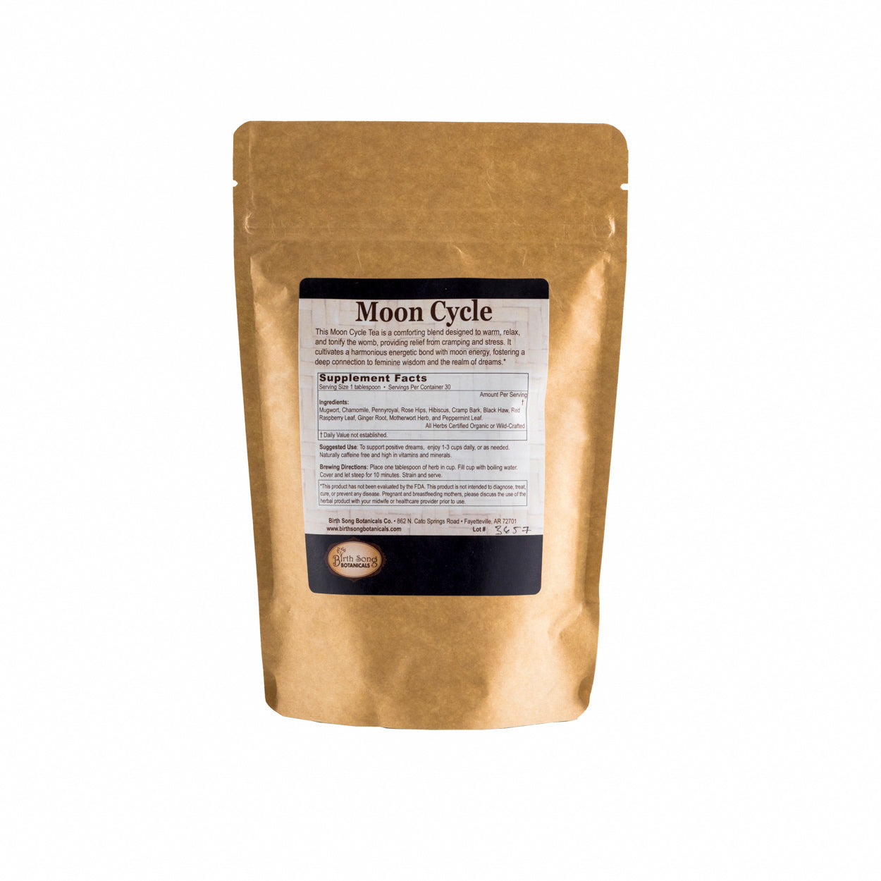Moon Cycle Herbal Tea for Menstrual Support with Mugwort