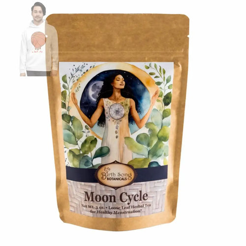 Moon Cycle Herbal Tea for Menstrual Support with Mugwort Birth Song Botanicals Co.