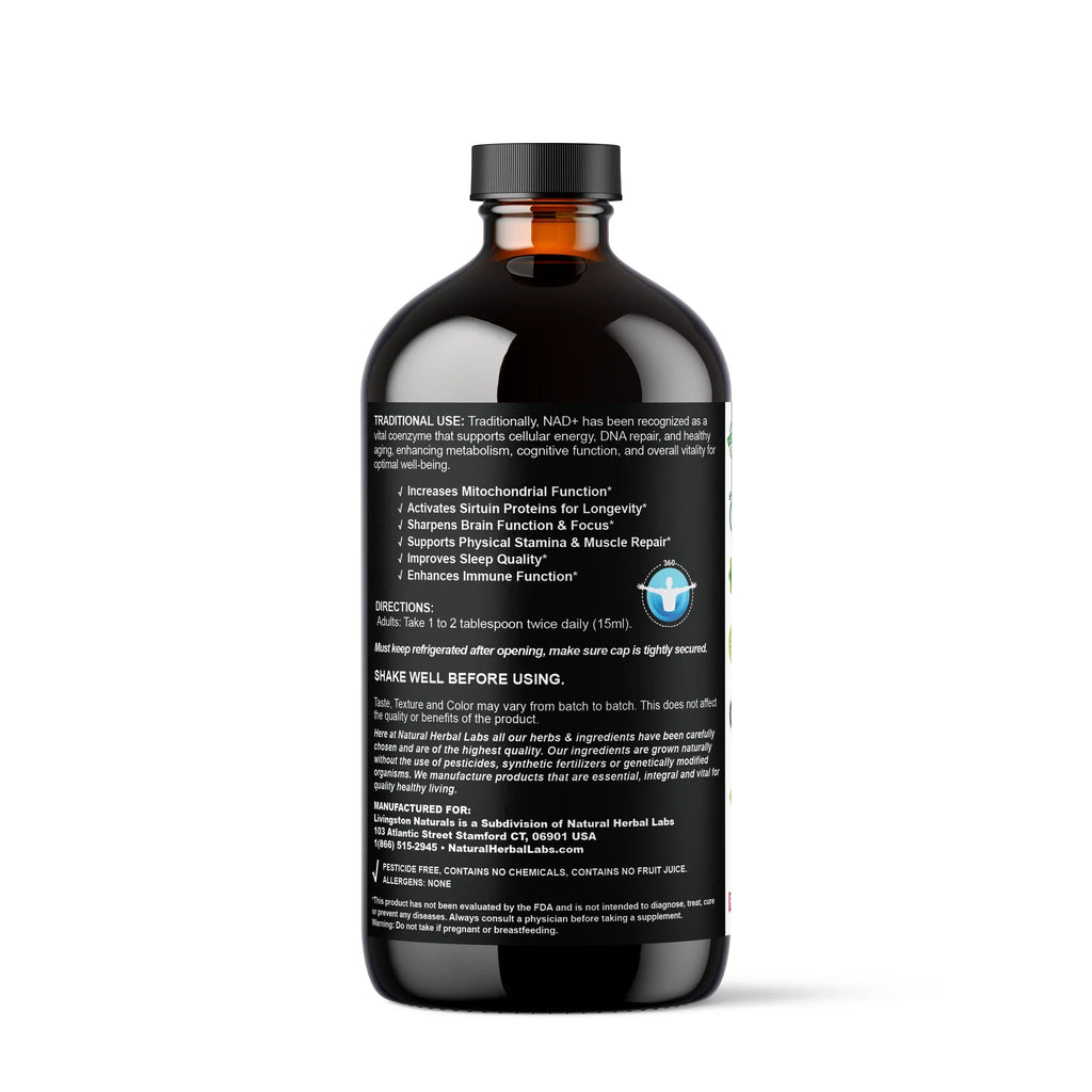 NAD+ & NMN Cellular Vitality Organic Formula with Resveratrol