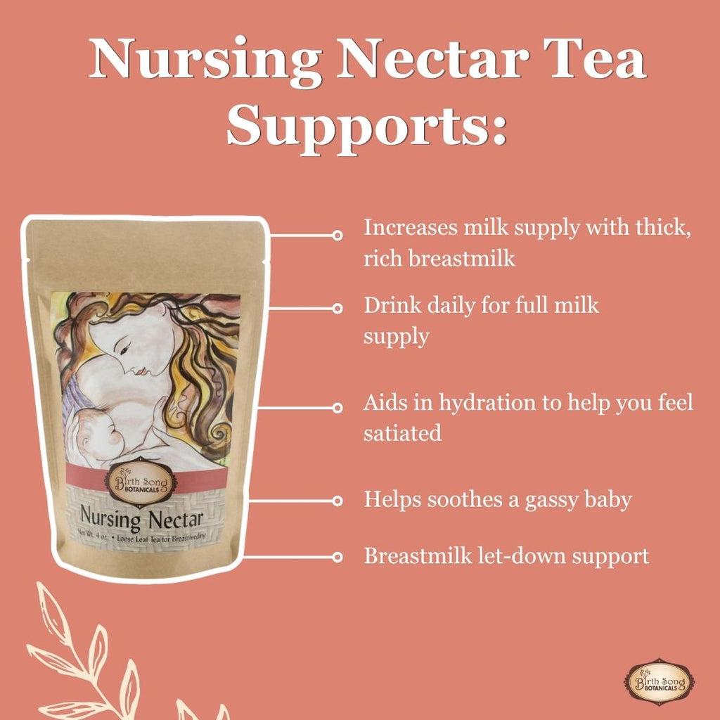 Nursing Nectar Herbal Breastfeeding Tea For Healthy Breastmilk Supply