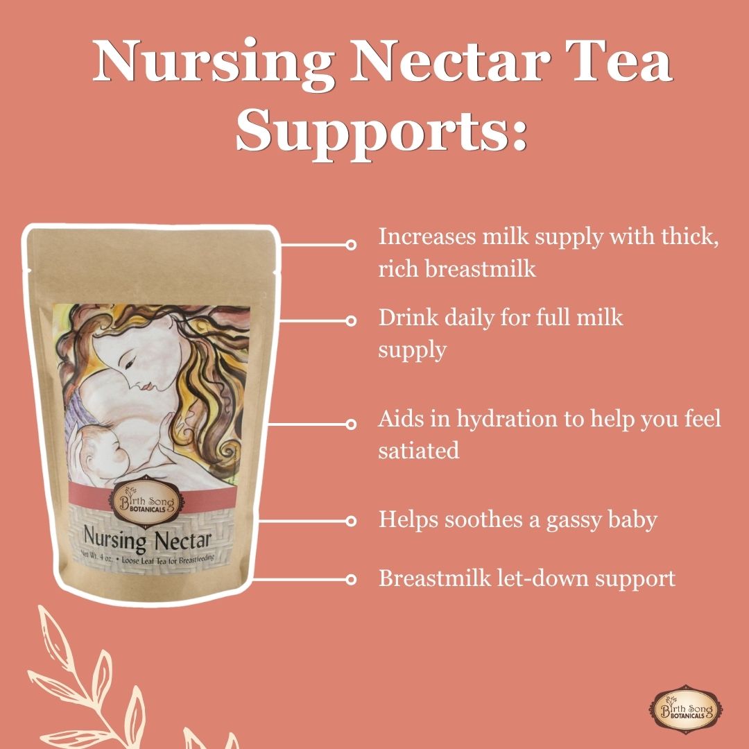 Nursing Nectar Herbal Breastfeeding Tea For Healthy Breastmilk Supply