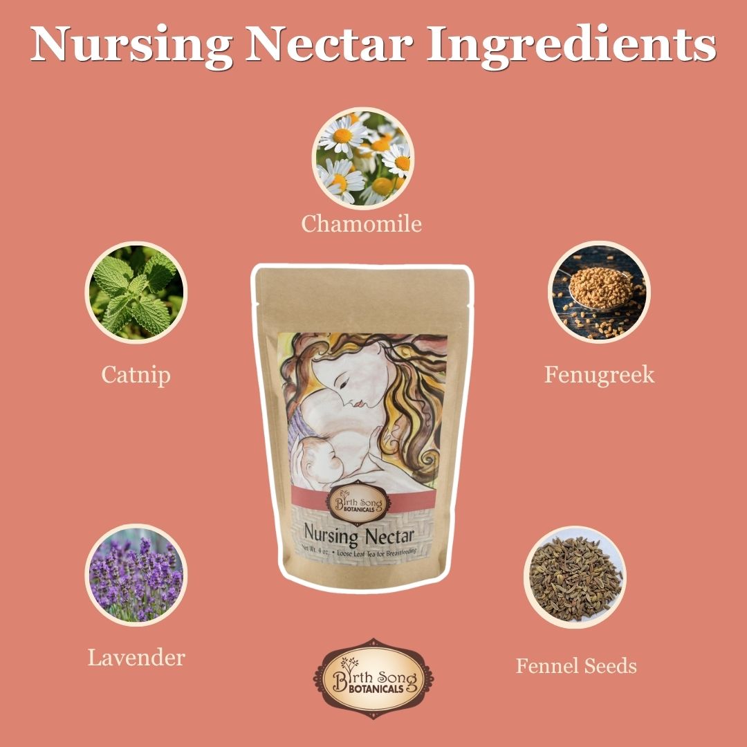 Nursing Nectar Herbal Breastfeeding Tea For Healthy Breastmilk Supply