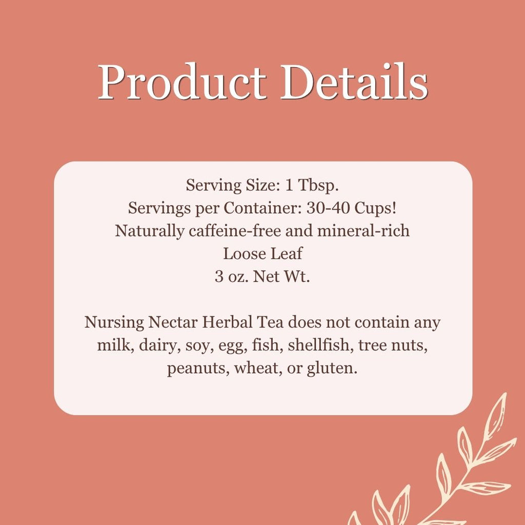 Nursing Nectar Herbal Breastfeeding Tea For Healthy Breastmilk Supply