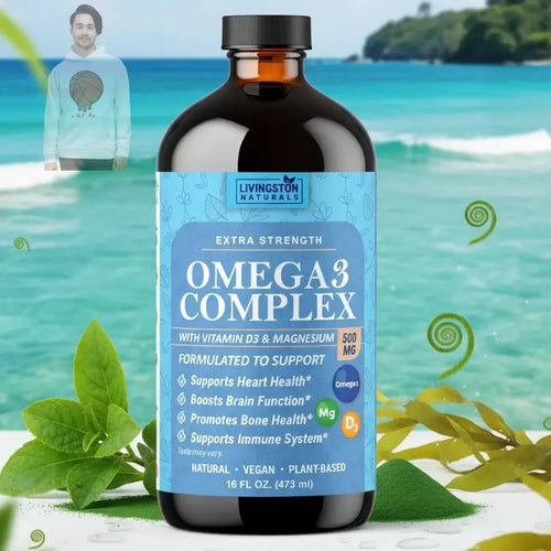 Omega-3 Extra Strength Vegan Complex with Vitamin D3 & Magnesium VeggieVerve