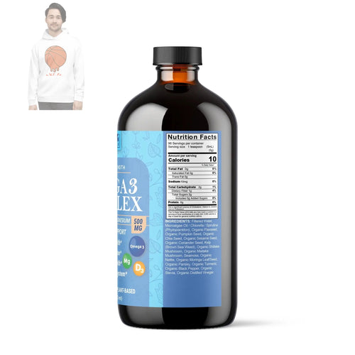 Omega-3 Extra Strength Vegan Complex with Vitamin D3 & Magnesium VeggieVerve