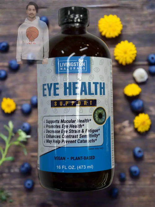 Organic Eye Health Support Tonic – Bilberry, Eyebright, Lutein & Zeaxanthin | Vision, Macular & Blue Light Defense VeggieVerve