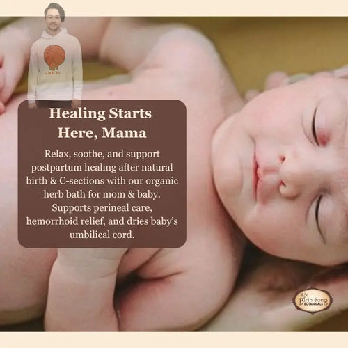 Herbal Postpartum Bath for After Birth Recovery and Perineal Care Birth Song Botanicals Co.