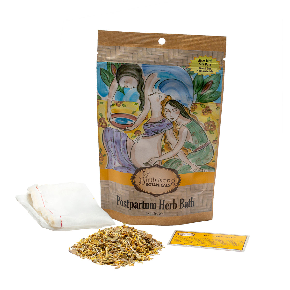 Herbal Postpartum Bath for After Birth Recovery and Perineal Care