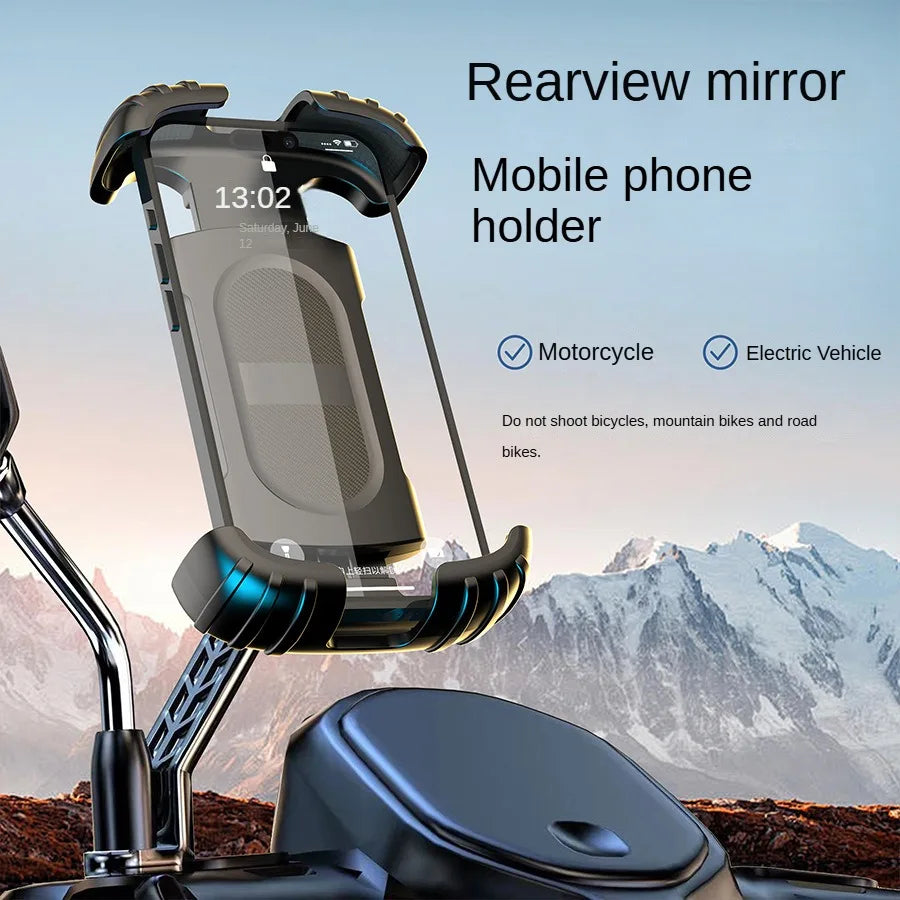 Mountain Bike Mobile Phone Safety Compartment Is Easy To Operate Stable and Non-slip Rotatable Navigation Mobile Phone Holder