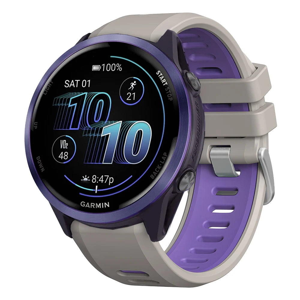 Quick Release Silicone Sport Band for Garmin – 22mm