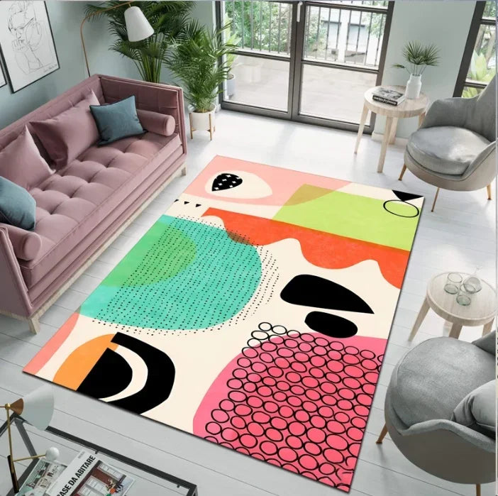 Sunset Yoga Mat Yoga Themed Non-Slip Rug Meditation CarpetBoho Yoga MatMindfulness RugYoga Art Washable Carpet Gift for Yogi