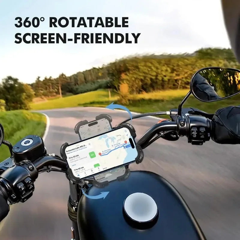 Mountain Bike Mobile Phone Safety Compartment Is Easy To Operate Stable and Non-slip Rotatable Navigation Mobile Phone Holder