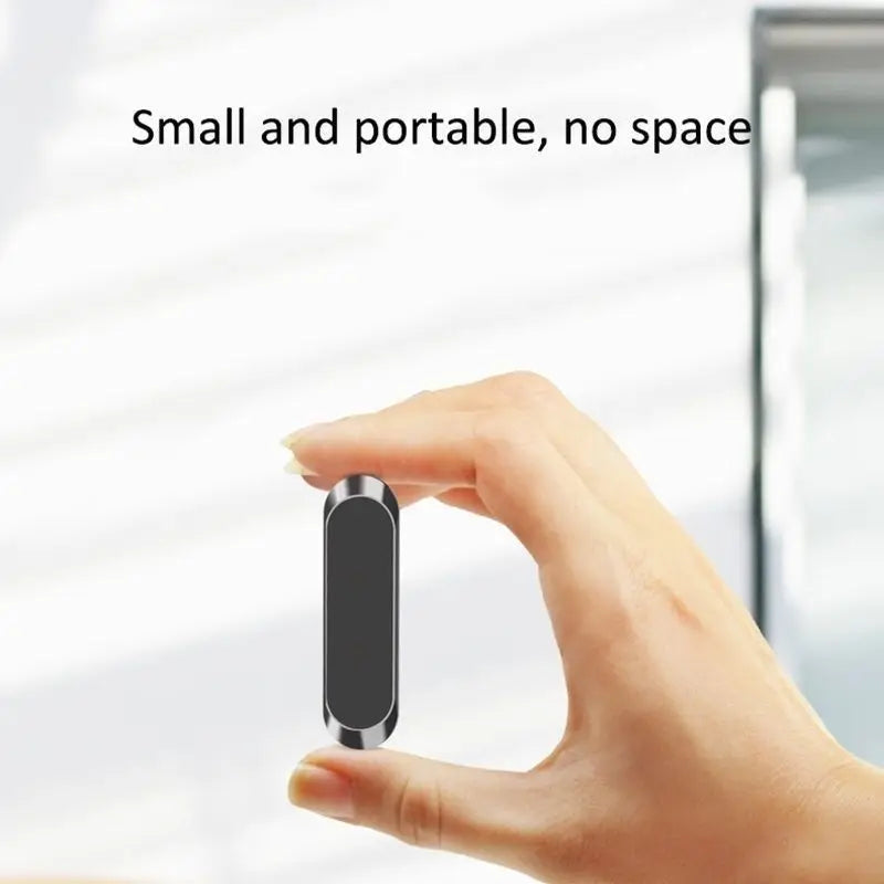 Mini Magnetic Car Phone Mount – Dashboard Strip Style