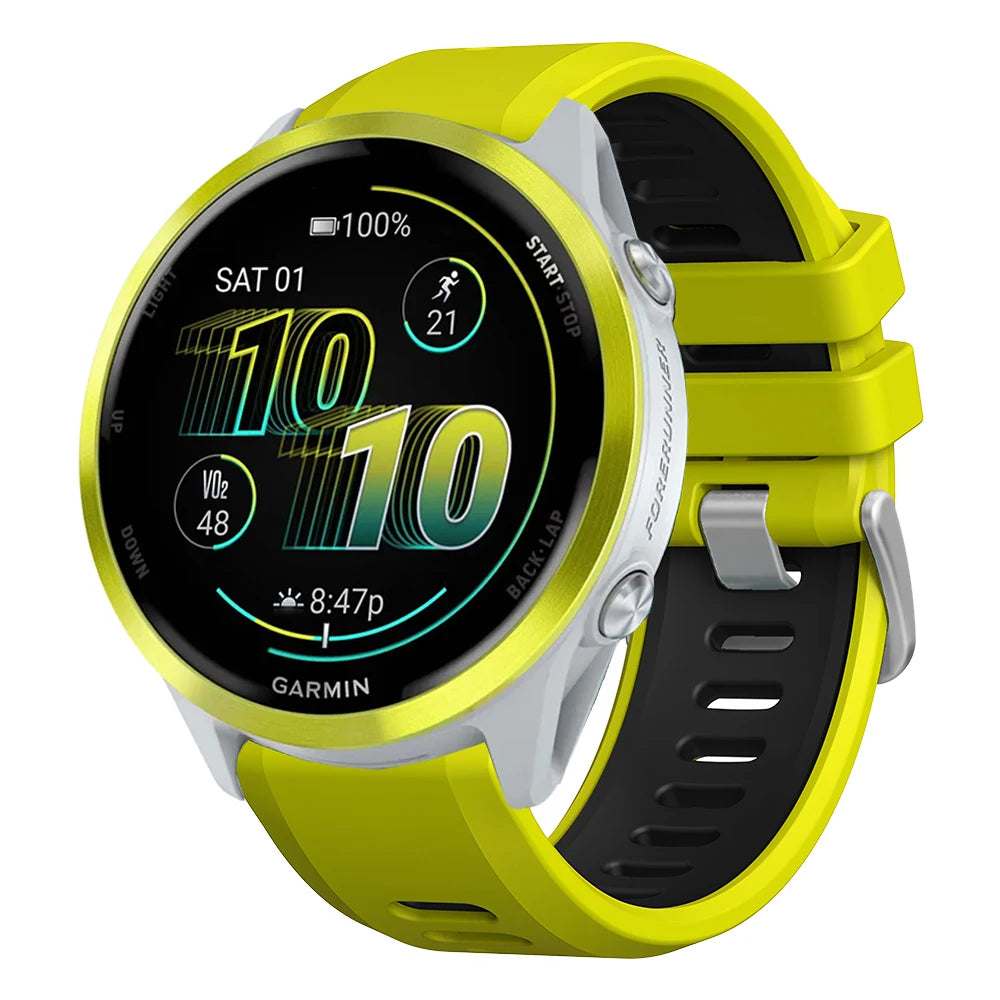 Quick Release Silicone Sport Band for Garmin – 22mm