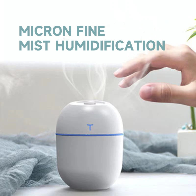 220ml Mini Humidifier USB Aroma Diffuser Mist Maker Desktop Essential Oil Scent Diffuser Smart Home Appliance with LED Light