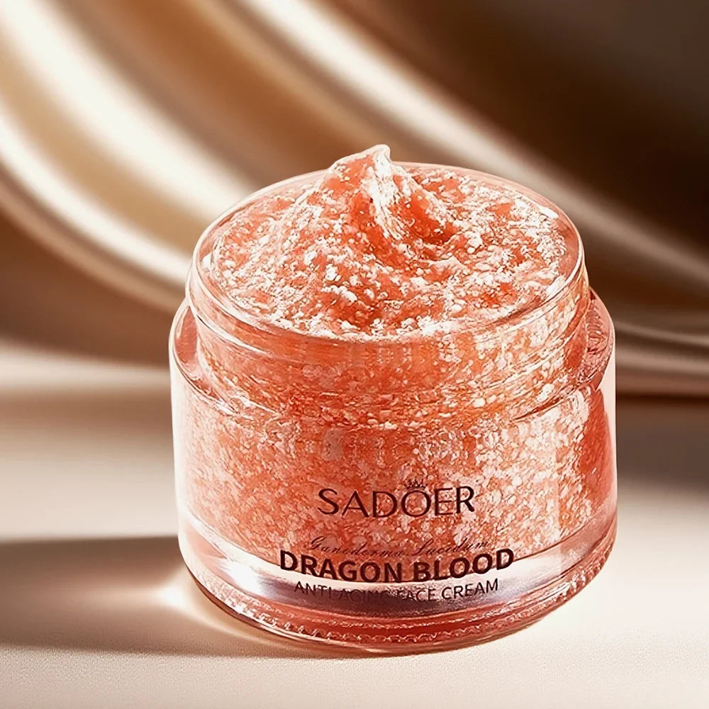 Lingzhi & Dragon Blood Skincare Set: Hydrating Cream, Serum & BB Cream, Natural Extract, Gentle Care for All Skin Types - Men &