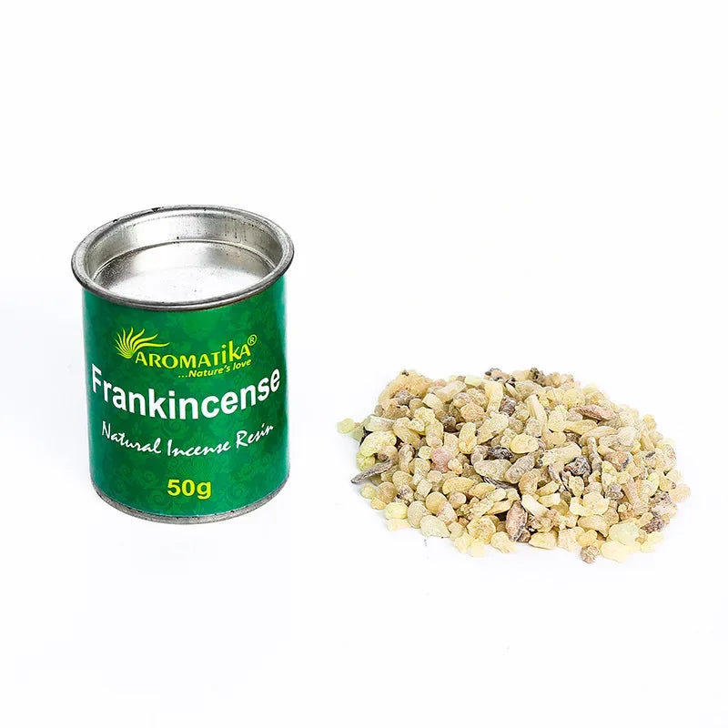 50g/ Can Indian Natural Resin Series Fragrance Granules Aromatherapy White Sage Benzoin Indoor Yoga Meditation Soothing Spirit