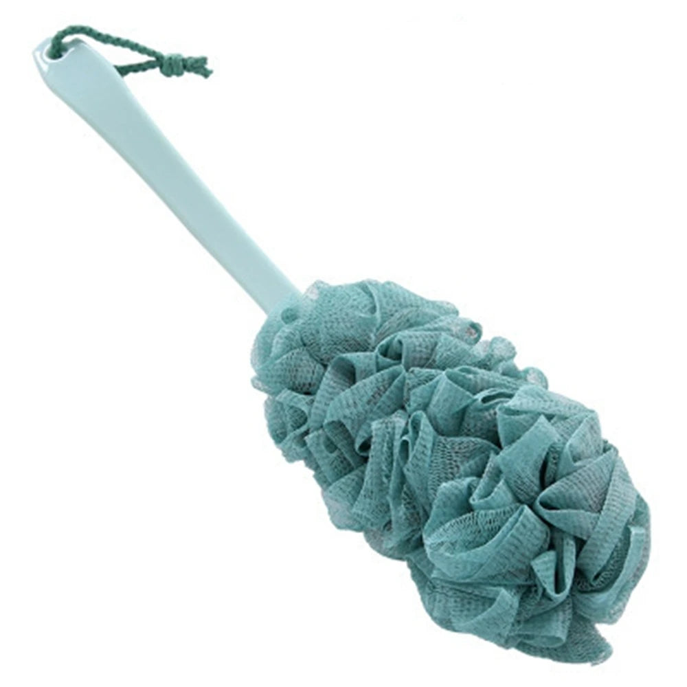 Back Scrubber for Shower Long Handle Bath Body Brush Soft Nylon Mesh Sponge for Shower Stick for Men Women Exfoliating Brush
